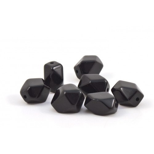 Black agate bead*